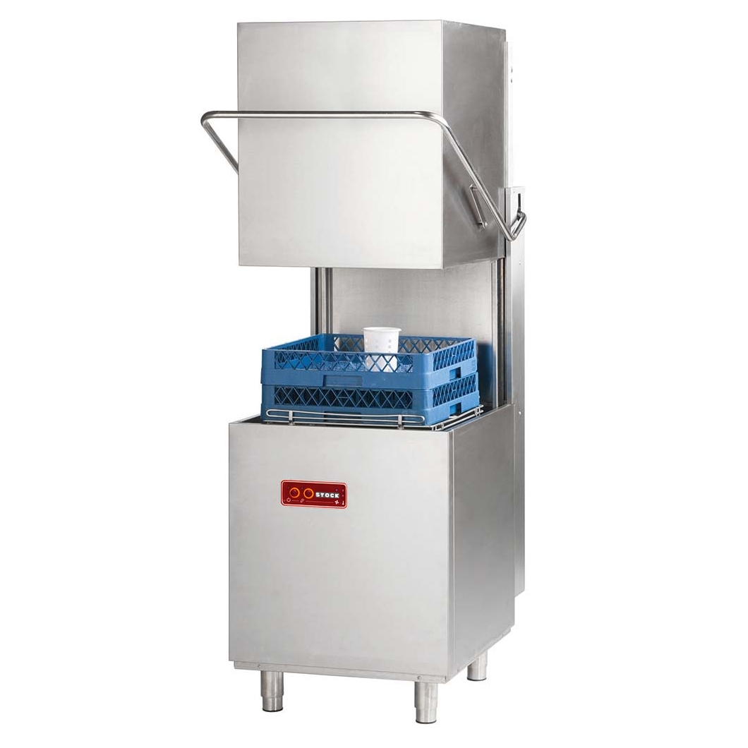 STOCK Medium Haubenspülmaschine inkl. Klarspülmittel- und Reinigerdosierpumpe