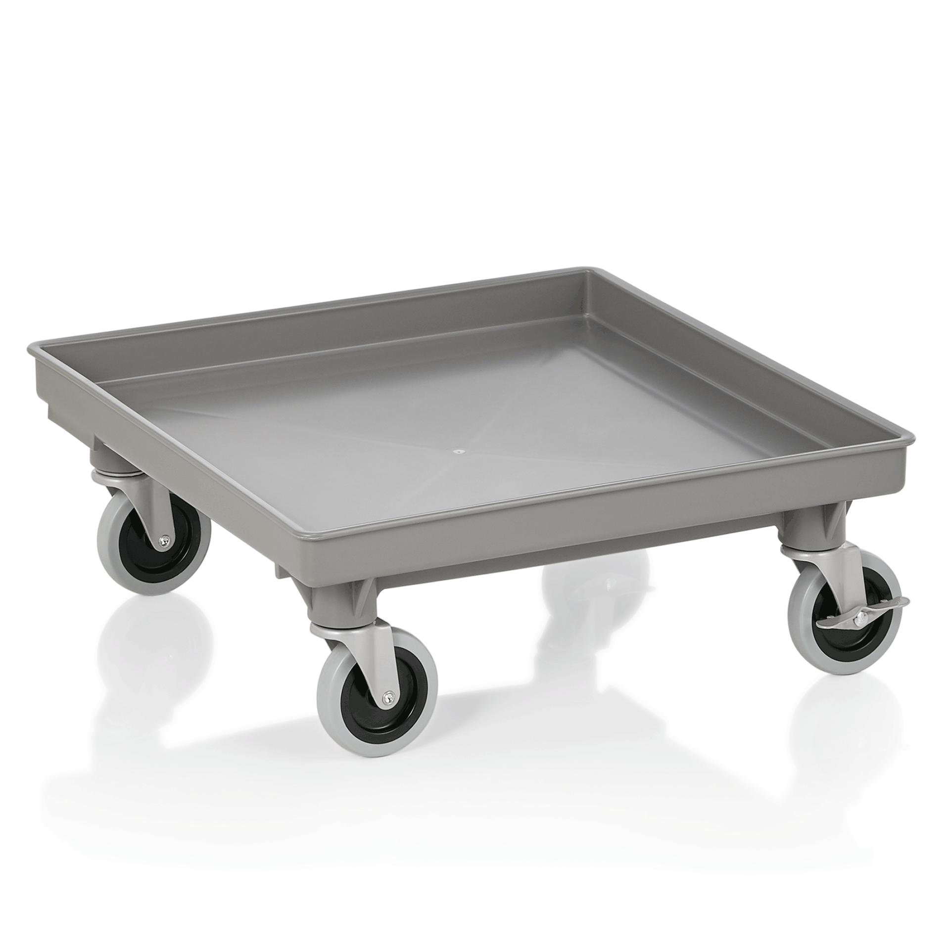 Transportwagen, für Reiniger und Spülkörbe 500 x 500 mm, robuste Ausführung