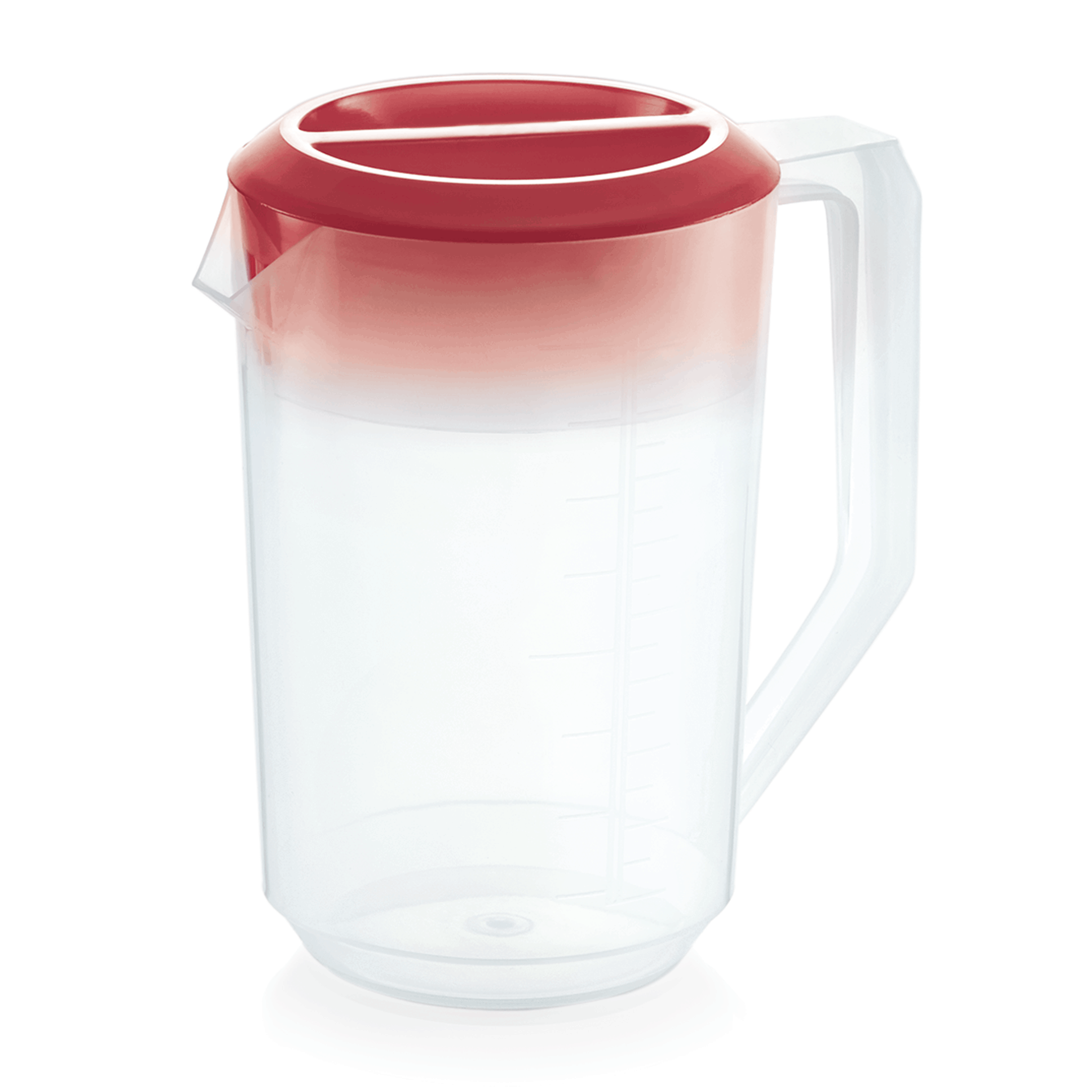 Messbecher mit rotem Deckel, 1,8 ltr.,