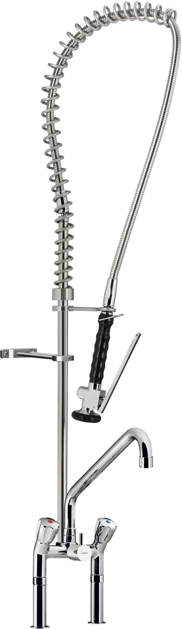 Geschirrwaschbrause 1/2", schwere Ausführung, 2-Lochmontage