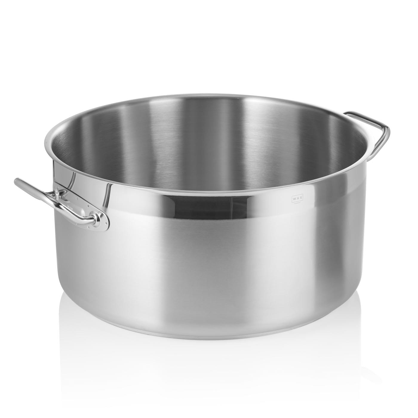 Bratentopf DeLuxe, Edelstahl, Sandwichboden, 35,0 Liter, flache Variante