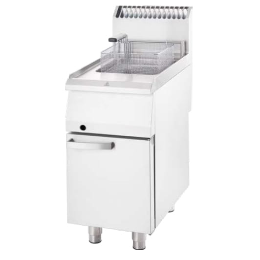 Gas-Fritteuse, 1 Becken, 17 Liter, Unterschrank - STOCK Medium 700