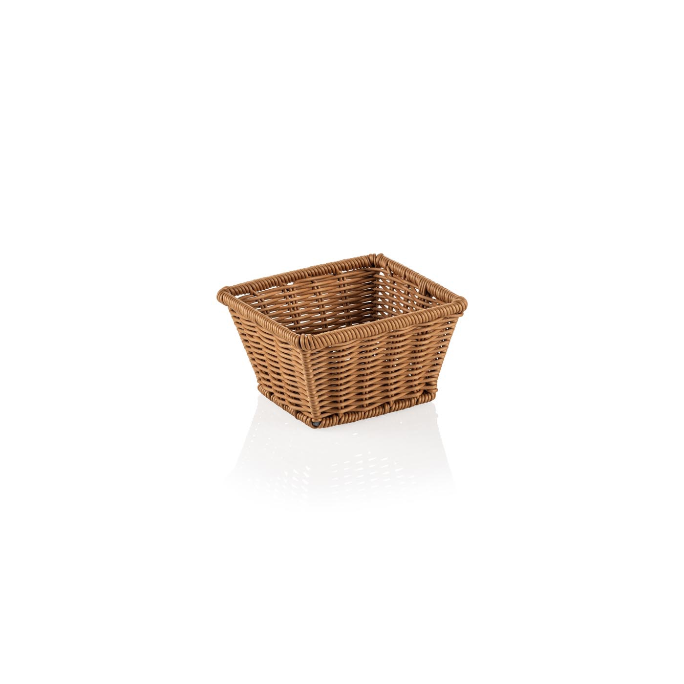Korb GN 1/6, spülmaschinenfest, BPA-frei, 175 x 160 x 100 mm, braun