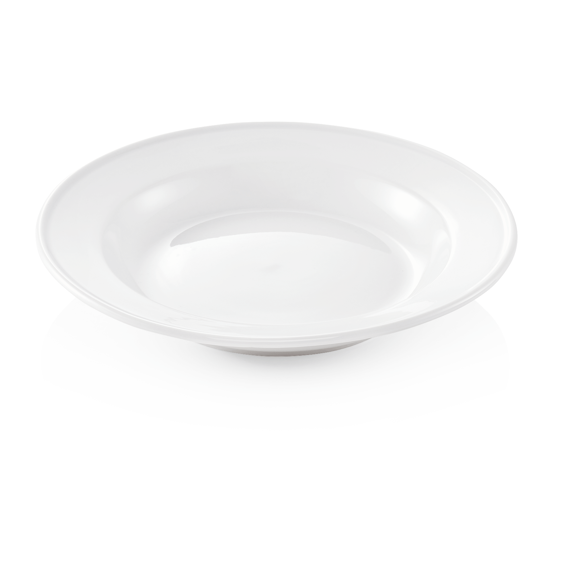 Tiefer Porzellan Teller, randverstärkt, Ø 230 mm