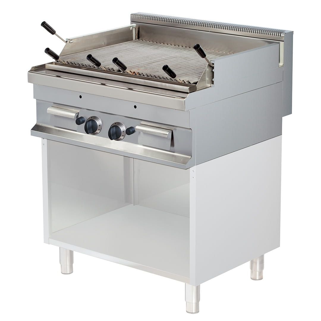 Gas-Lavasteingrill, 12,0 kW, Geräteoberteil - SOLOTEC  700