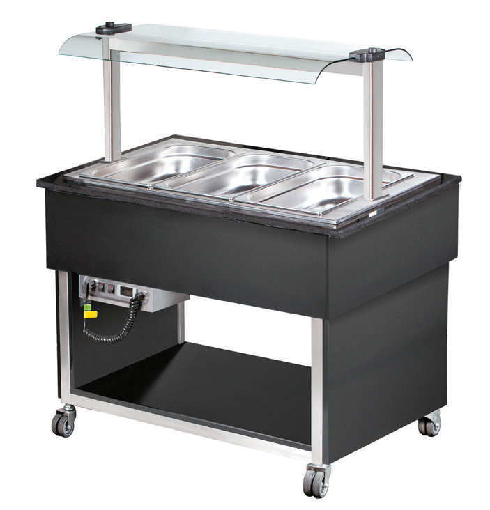 SOLOTEC Warmbuffet 3/1 GN, in schwarz