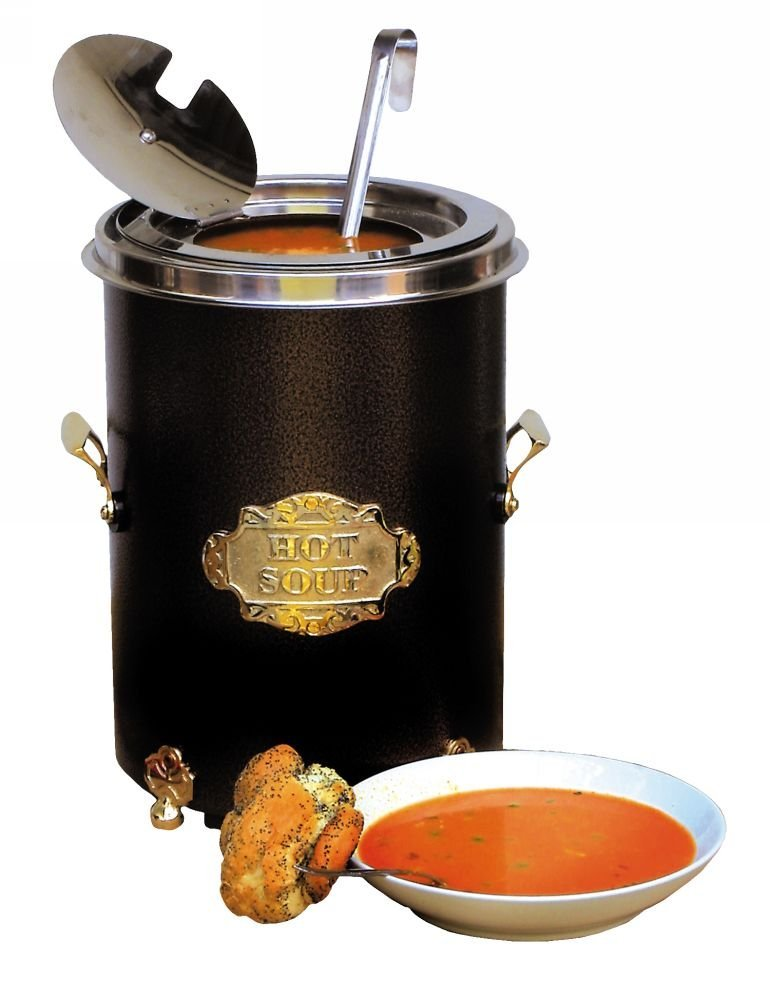 Hot-Pot - 6 l, schwarz-hammerschlag lackiert, regelbar, trockenbeheizt