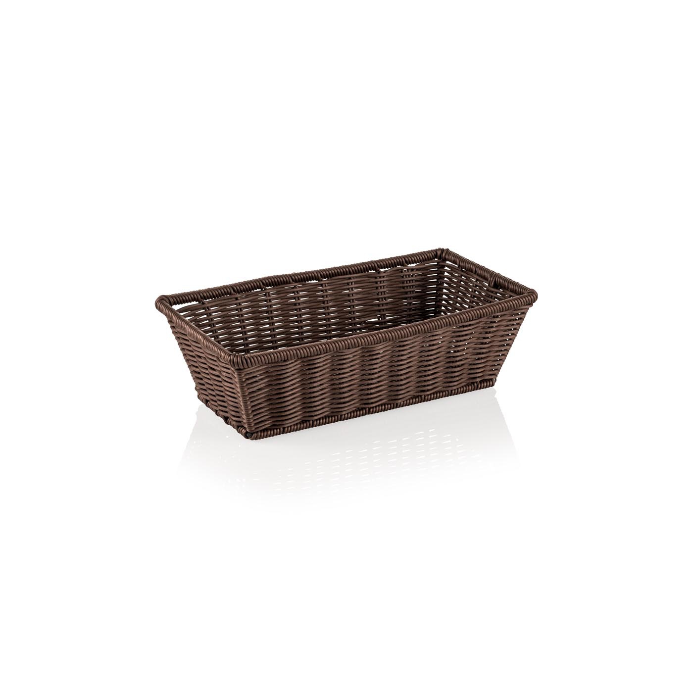 Korb GN 1/3, spülmaschinenfest, BPA-frei, 325 x 175 x 100 mm, dunkelbraun